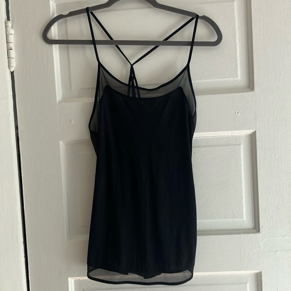 lululemon athletica Tops - Lululemon black skinny strap tank - size 4